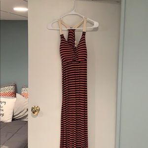 Stripped maxi dress